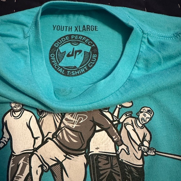 EUC, Dude Perfect Official Tee Shirt Club tee, youth XL - Picture 3 of 4